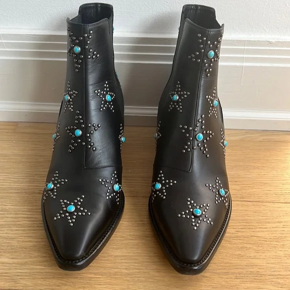 Valentino Leather Chelsea Boots - Picture 2 of 5